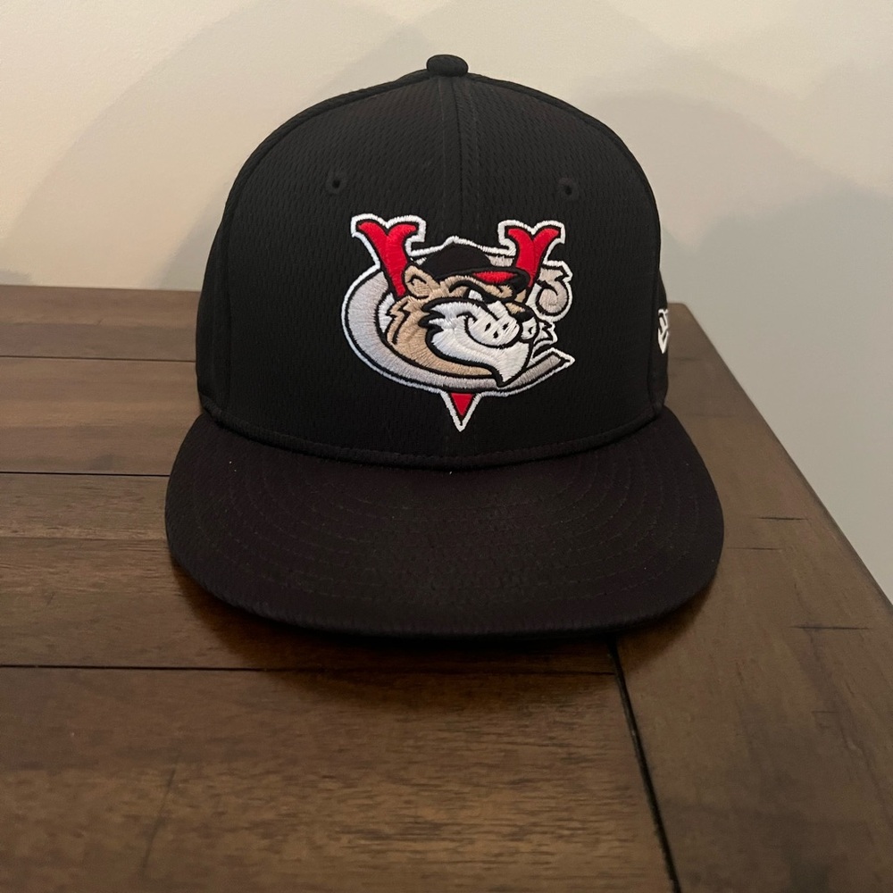 New Era Valley Cats Cap with Red and White Logo